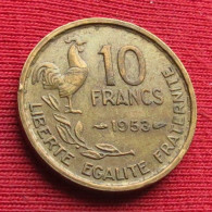 France 10 Francs 1953 KM# 915.1 Lt 1714 *VT França Francia - Autres & Non Classés