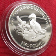 Alderney 2 Pound 1997  WWF Birds - Islas Del Canal