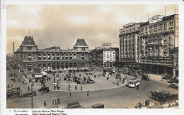 Bruxelles La Gare Du Nord   -pas Envoyé - Cercanías, Ferrocarril