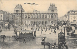 Bruxelles La Gare Du Nord   1-6-1914 - Spoorwegen, Stations