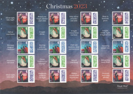 GB 2023 Christmas Smilers/Collector Sheet Cat Ref: GS-160/LS-158 - Persoonlijke Postzegels