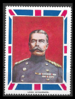 1914- 1918 EPOQUE DELANDRE VIGNETTE WW1 GREAT BRITAIN GB ERINNOFILO LORD KITCHENER - Vignettes Militaires