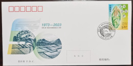 China 2023 Hybrid Rice Breeding FDC - Lettres & Documents