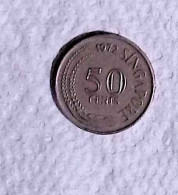 Monnaie, Singapour, Singapore, 50 Cents, 1972 - Singapour