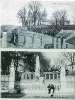 Delcampe - ARLON : Eglise St.Donat  Et Monument Edouard Orban De Xivry. ( 2 Cartes ) Impeccables. - Arlon