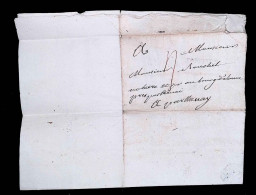 Lettre, Préphilatélie, Précurseurs XVIII E Siècle, 1769, POITIERS à PARTHENAY, 4 Scans - 1701-1800: Precursori XVIII