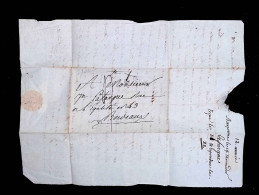 Lettre, Préphilatélie, Précurseurs XIX E Siècle, 19 Thermidor An 12, 7 Aout 1804, 64 BAYONNE à Bordeaux, 2 Scans - 1801-1848: Precursors XIX