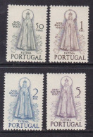 PORTUGAL - 1950 - YVERT 730/733 - Virgen Fatima - MH - Valor Catalogo 90 € - Ungebraucht