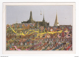 Thaïllande Thailand Bangkok Le Wat Phra Keo Voir Explications Au Dos En Français - Thailand