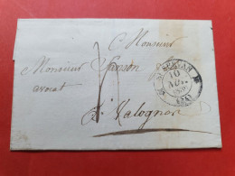 Càd De Saint Servan Avec Fleurons Sur Lettre Sans Texte Pour Valognes En 183.. - Ref  2765 - 1801-1848: Precursors XIX