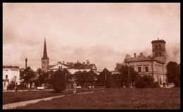 Estland 1930: Ansichtskarte  | Markt, Kirche, Kultur  | - Estonie