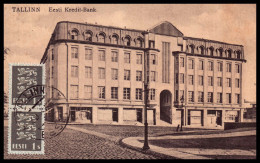 Estland 1933: Ansichtskarte / Tauschvereinigungen Für Ansichtskarten | Geld-Banken, Architektur | Tallinn - Estonie