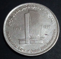 United Emirates , 1 DIRHAM, 1998 - 35 ANIV. BANK OF DUBAI, UNC, Gonaa - Emirati Arabi