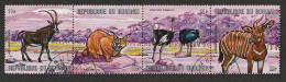 Burundi   .   1971   .   "Strip Of 4 Stamps With African Animals" - Nuevos