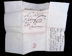 Lettre, Préphilatélie, Précurseurs XVIII E Siècle, 6 Thermidor An 4, 24 Juillet 1796, 39 MONT DE MARSAN à Bordeaux - 1701-1800: Voorlopers XVIII