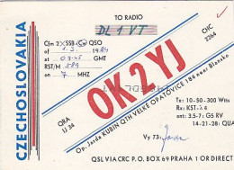 AK 183646 QSL - Czechoslovakia - Velke Opatovice - Radio Amateur