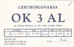 AK 183649 QSL - Czechoslovakia - Kosice - Radio Amateur