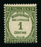 ANDORRE FRANCAIS - YT Taxe 16 ** - TIMBRE NEUF ** - Nuevos