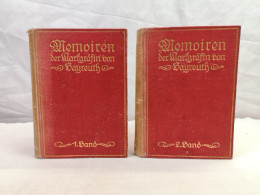 Memoiren Der Markgräfin Wilhelmine Von Bayreuth. 2 Bände Komplett. - Poems & Essays