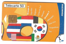 Telecarte F835 Groupe E 50 Unités Luxe GEM 2 - 1998