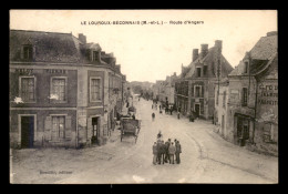 49 - LE LOUROUX-BECONNAIS - ROUTE D'ANGERS - MAISON MELOY PIERRE - CAFE A. AUBRY - Autres & Non Classés