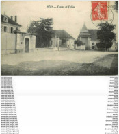 89 HERY. Ecoles Et Eglise 1907 - Hery