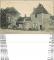 89 MONETEAU. Les Restes Du Château De Colbert Vers 1900 - Moneteau