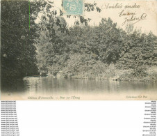 2 X Cpa 95 ARNOUVILLE-LES-GONESSE Château GONESSES. L'Etang Et Son Pont 1905 ND Phot. Destinataireà Goussainville - Arnouville Les Gonesses