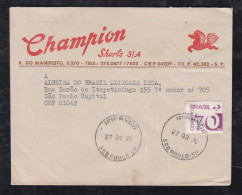 Brazil Brasil 1976 Cover 70Cts IPIRANGA X SAO PAULO Advertising Champion Shorts - Lettres & Documents