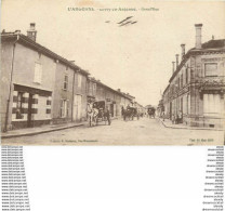 WW 51 GIVRY-EN-ARGONNE. Grand'Rue Avec Aéroplane - Givry En Argonne