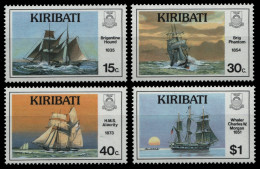 Kiribati 1988 - Mi-Nr. 513-516 ** - MNH - Schiffe / Ships - Kiribati (1979-...)