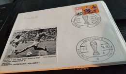 FIFA World Cup In Football In Germany 1974 - Assortment Of 22 Covers. Postal Weight Approx 0,160 Kg. - 1974 – West-Duitsland