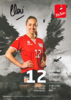 Autogramm AK Volleyball Clarisa Sagardia Rote Raben Vilsbiburg 17-18 Argentina SW Schwarz-Weiss Erfurt Vélez Sarsfield - Volleyball