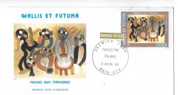 WALLIS ET FUTUNA FDC De 1985     PILIOHO ALOI 3 Avril 1985 - Covers & Documents