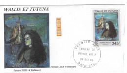 WALLIS ET FUTUNA FDC De 1985  PATRICE NIELLY - Lettres & Documents