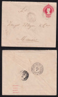 Brazil Brasil 1912 Stationery Envelope BENJAMIN CONSTANT X MANAOS Amazonas - Briefe U. Dokumente