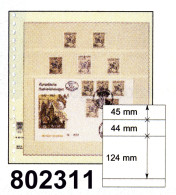 LINDNER-T-Blanko - Einzelblatt 802 311 - Blank Pages