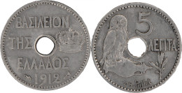 GRECE - 1912 - 5 Lepta - 17-040 - Grèce