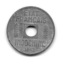 Indochine, 1/4 Cent 1942 (980) - Other & Unclassified