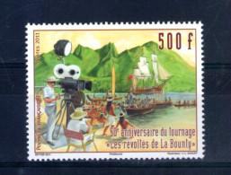 Polynésie Française. 50e Anniversaire Du Tournage Des Révoltés Du Bounty - Neufs