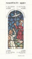 ARGENTINA Block 44,unused,Christmas 1990 - Blocks & Kleinbögen