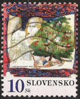 Slovakia 2007 - Mi 570 - YT 495 ( Child And Christmas Tree ) - Usati