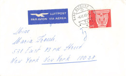 Luftpost-Brief In Die USA (ad0279) - Altri & Non Classificati
