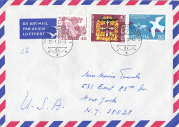 Luftpost-Brief In Die USA (ad0287) - Storia Postale