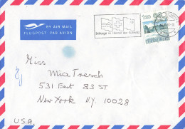 Luftpost-Brief In Die USA (ad0288) - Storia Postale