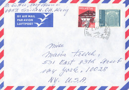 Luftpost-Brief In Die USA (ad0292) - Storia Postale