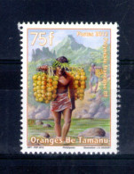 Polynésie Française. Oranges Du Plateau De Tamanu. 2012 - Neufs