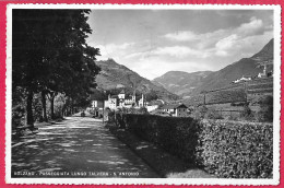 BOLZANO - PASSEGGIATA LUNGO TALVERA - S.ANTONIO  - FORMATO PICCOLO - FOTOCELERE - VIAGGIATA 1940 PER FARA SABINA - Bolzano (Bozen)