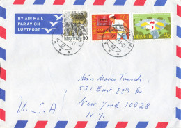 Luftpost-Brief In Die USA (ad0307) - Storia Postale