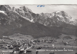 D9654) SAALFELDEN 744m Gegen Das Steinerne Meer - Tolle S/W AK - - Saalfelden